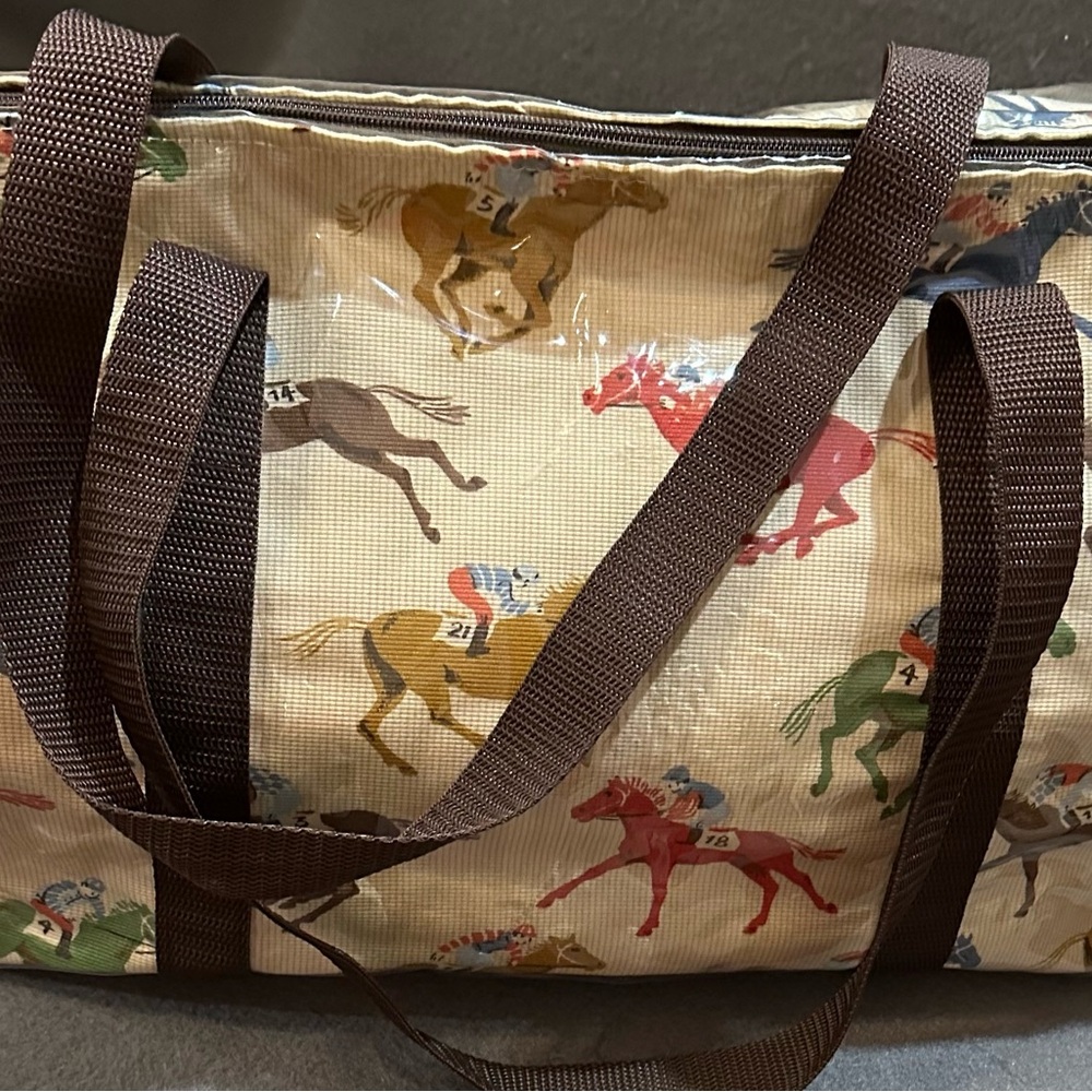 Equestrian Print women’s or men’s bag set - Picture 2 of 5